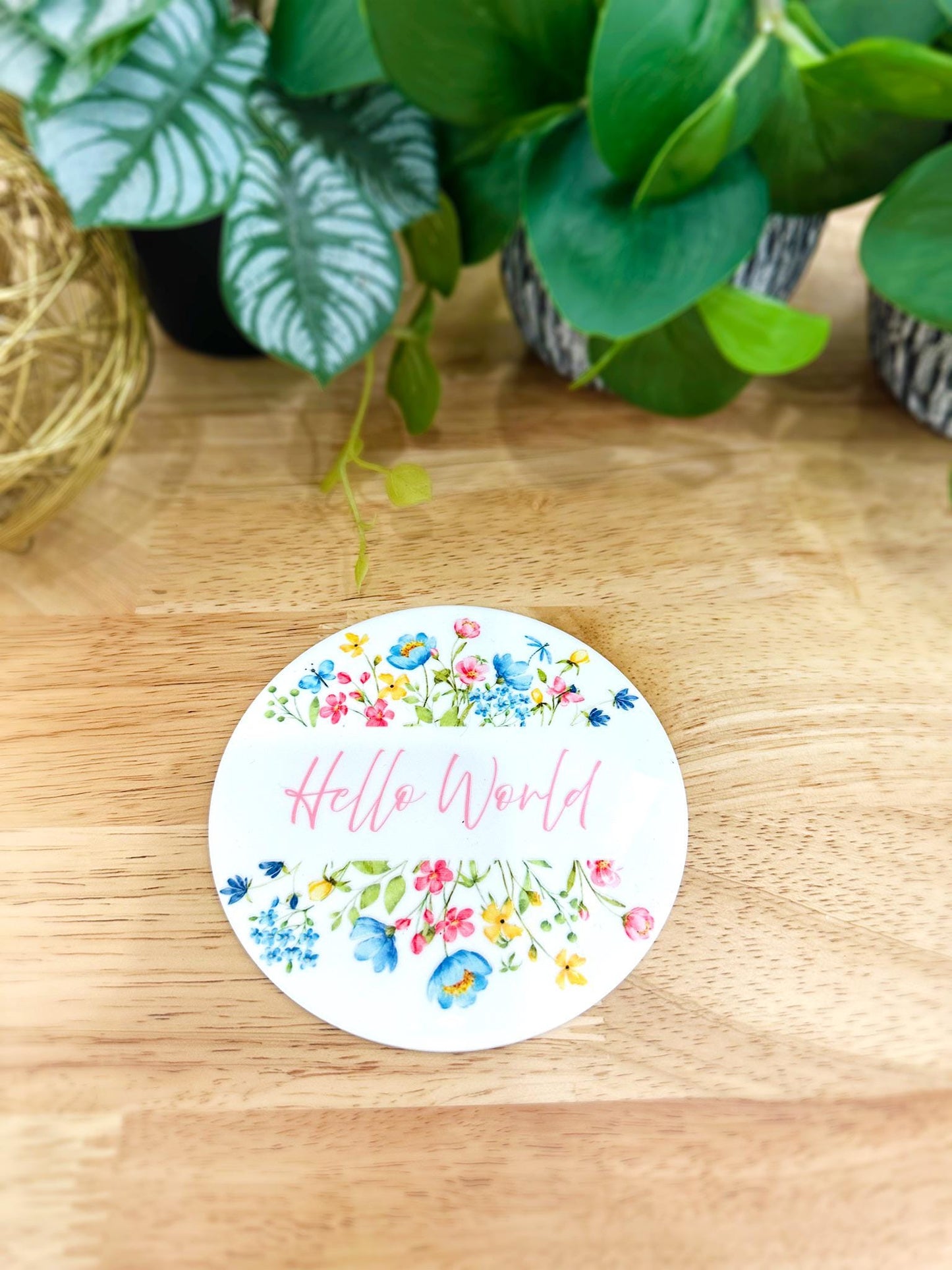 Personalized Baby Milestone Plaques | Gender-Neutral Keepsake, Unique Gift for New Moms, Baby Shower Gift, Monthly Photo Prop Set