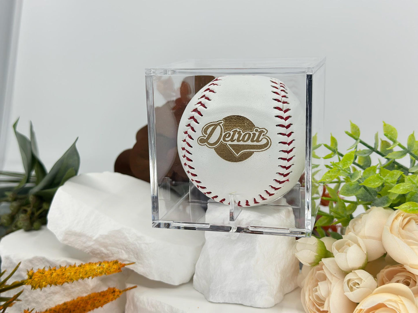 Custom Engraved Baseball – Personalized Keepsake with City or Name – Unique Gift for Sports Fans, Weddings, Birthdays, or Father’s Day