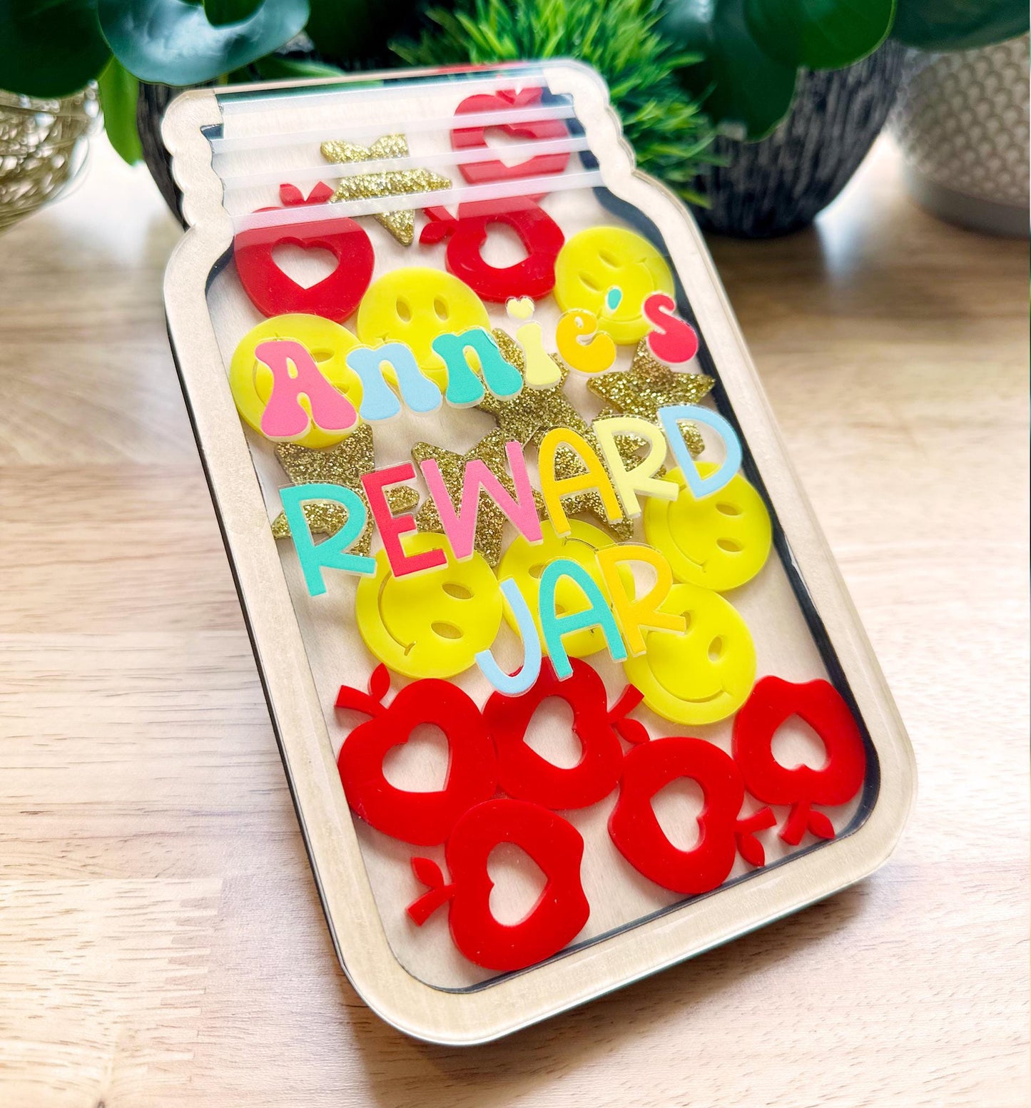Custom Reward Jar for Kids β Small Personalized Acrylic Jar with Tokens β Positive Reinforcement Tool for Toddlers & Children