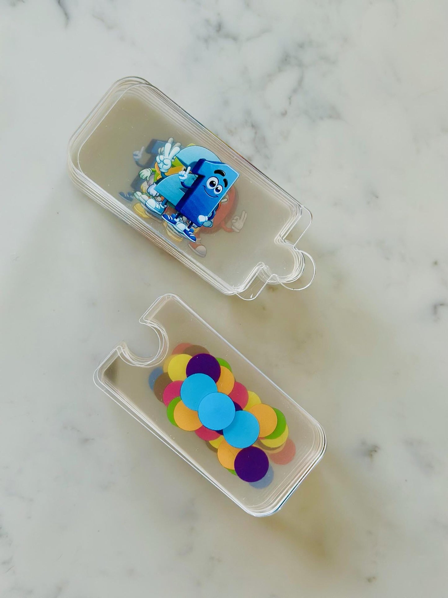 Montessori Counting Puzzle Set | Acrylic Number Matching Game | Color Dot Math Toy for Toddlers and Preschool Learning Gift