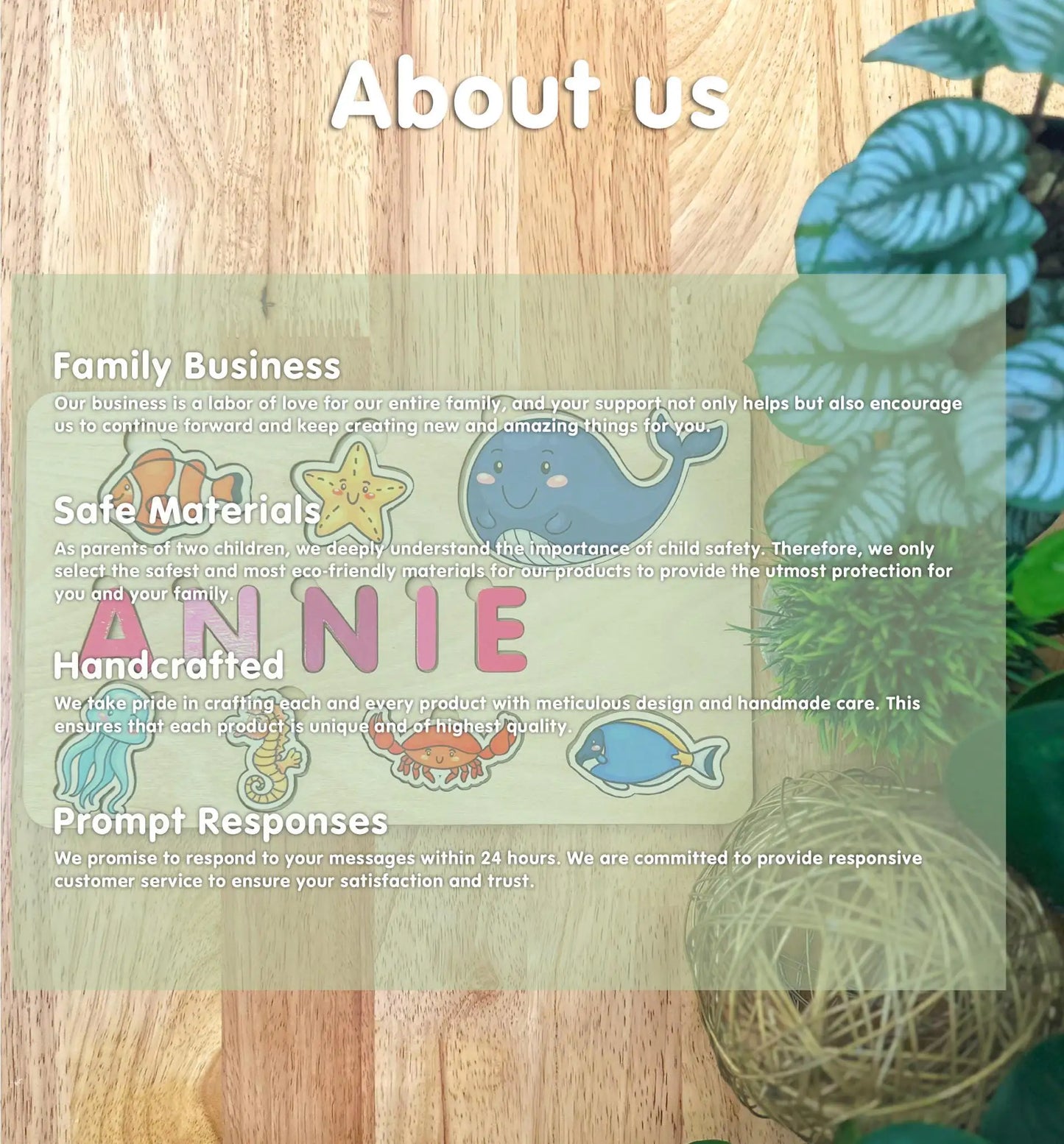 Personalized Wooden Name Puzzle