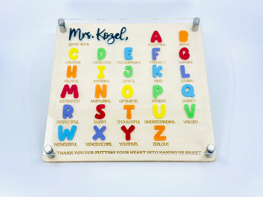 DIGITAL DOWNLOAD - Teacher wall sign