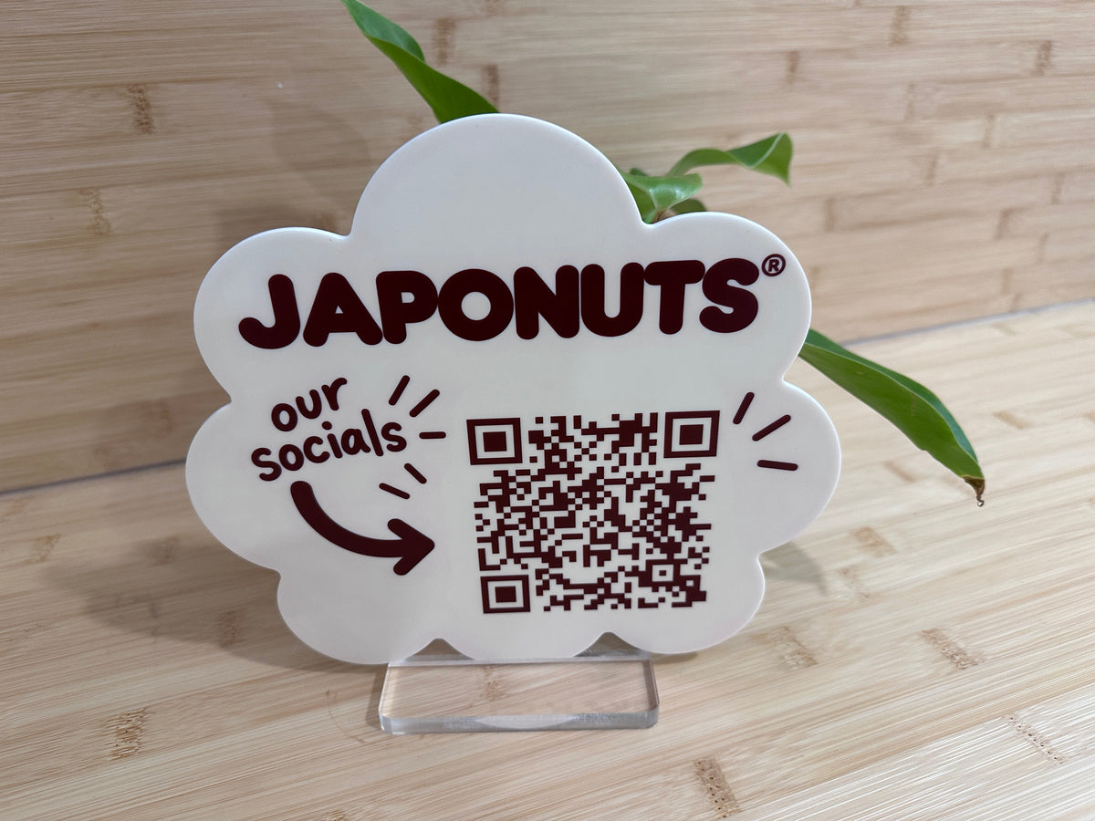 Custom QR Code Business Sign | Social Media & Website Display