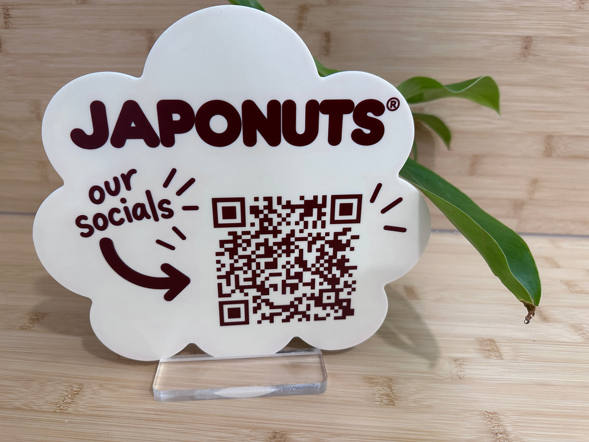 Custom QR Code Business Sign | Social Media & Website Display