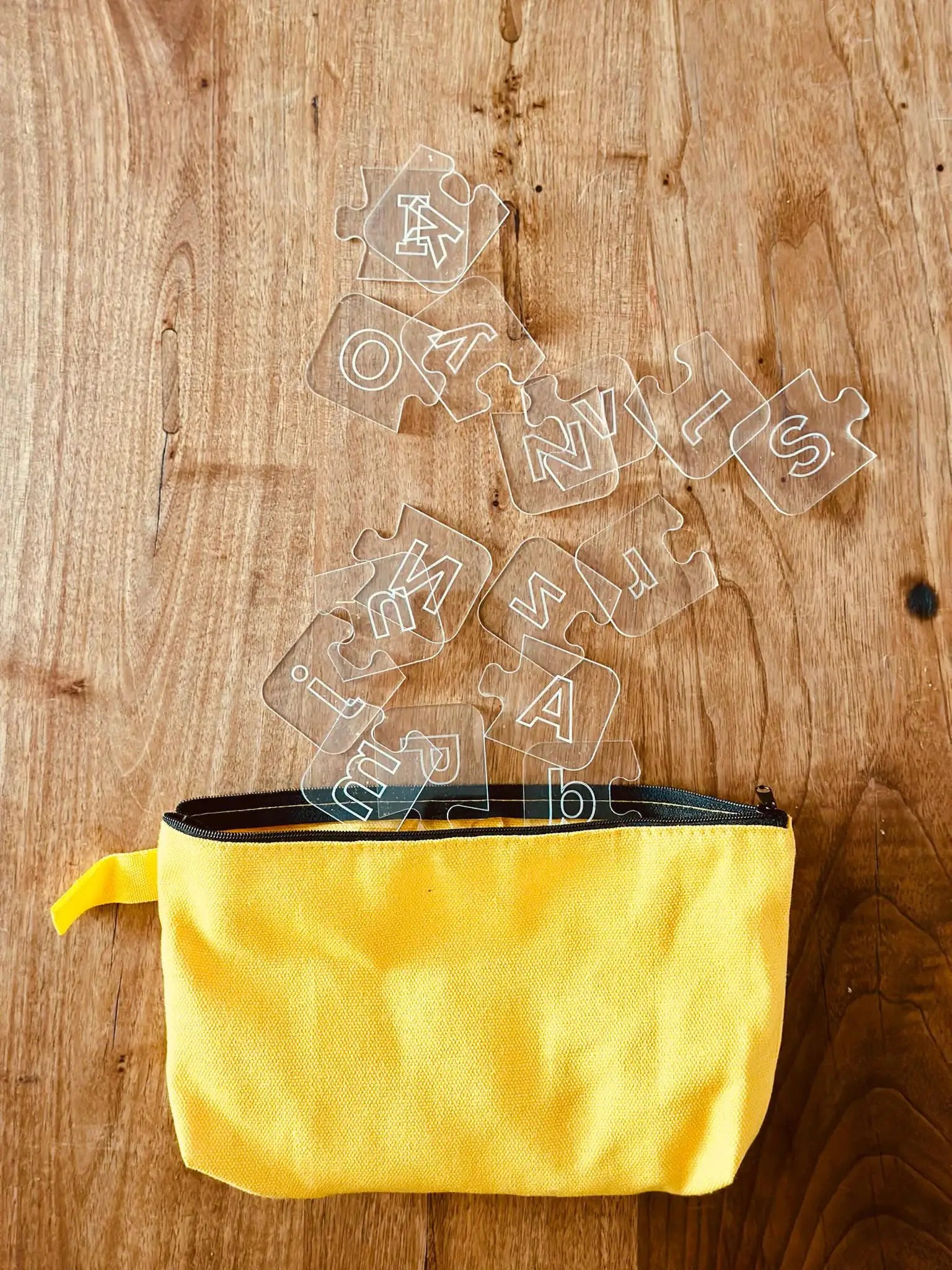 Acrylic Alphabet Matching Puzzle