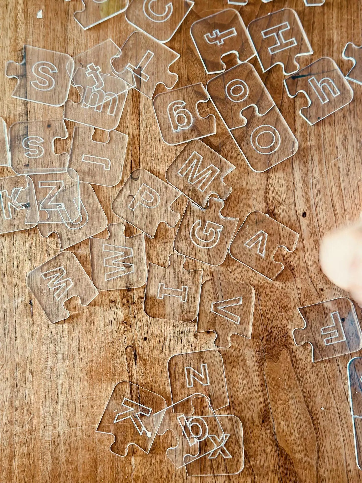 Acrylic Alphabet Matching Puzzle