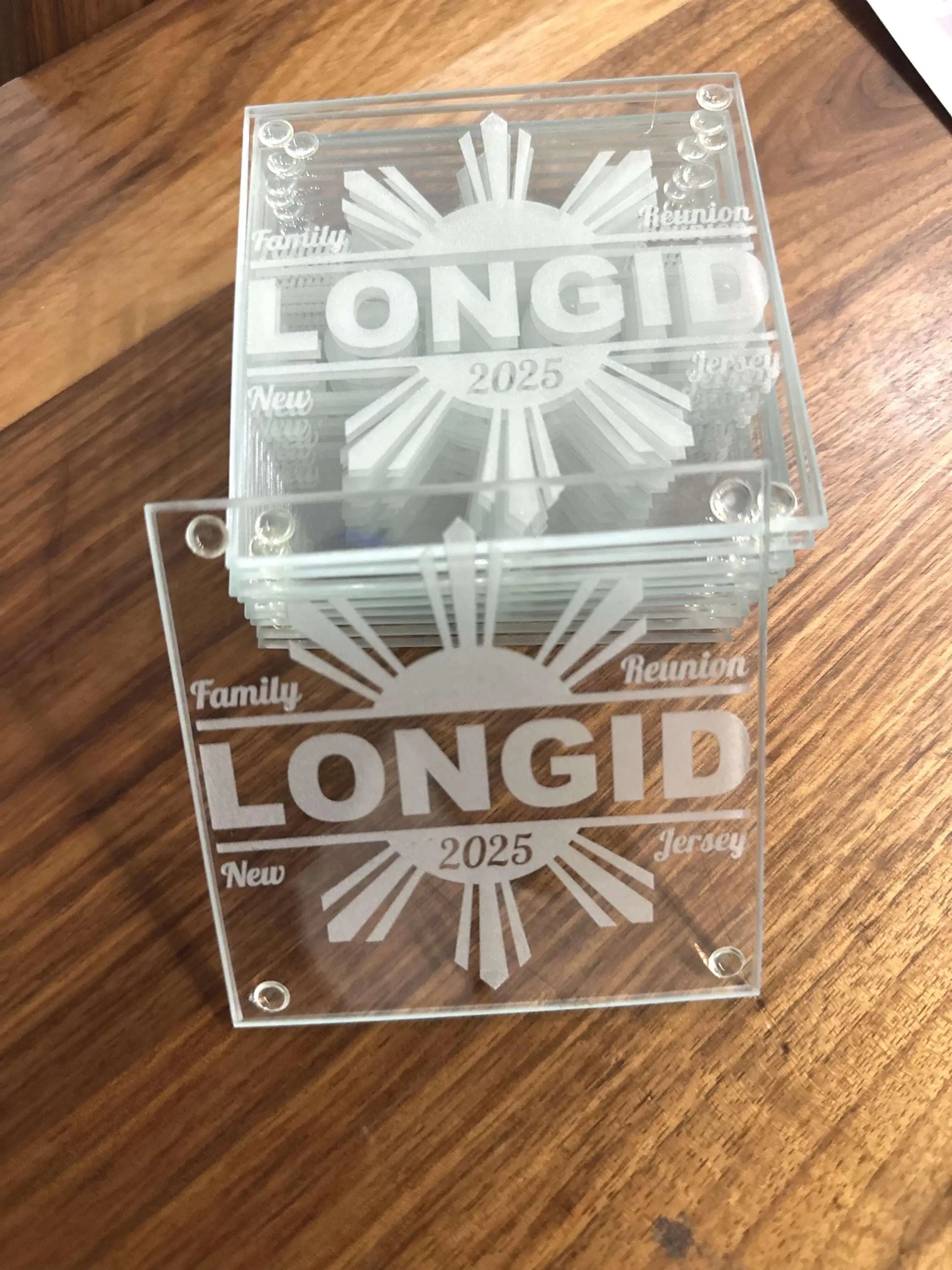Personalized Glass Coasters