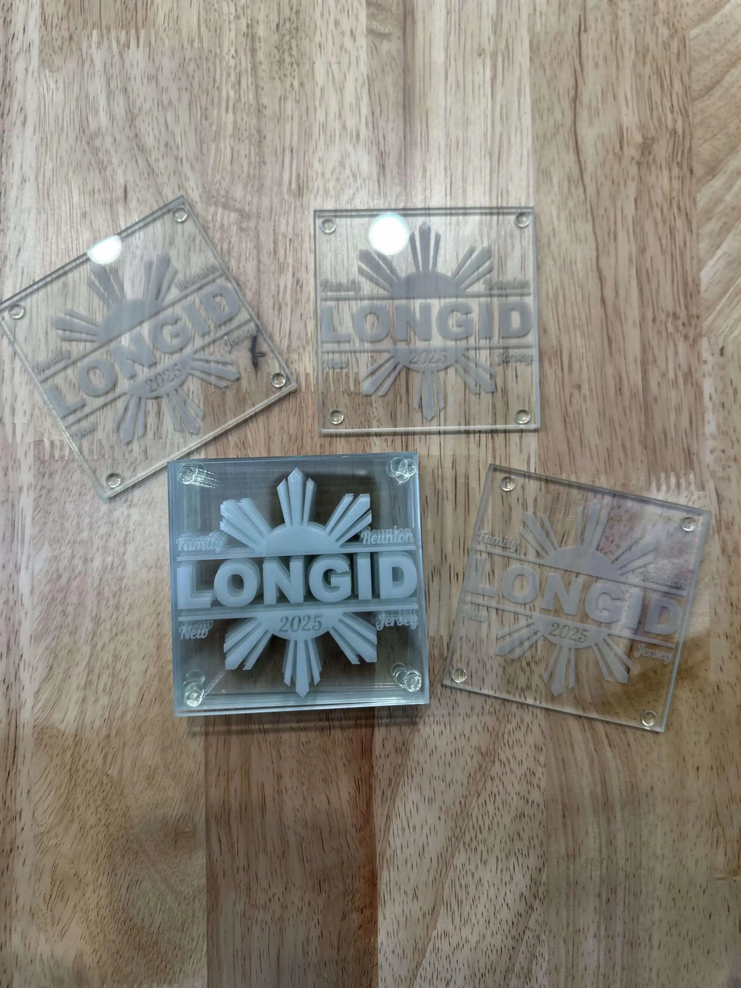 Personalized Glass Coasters