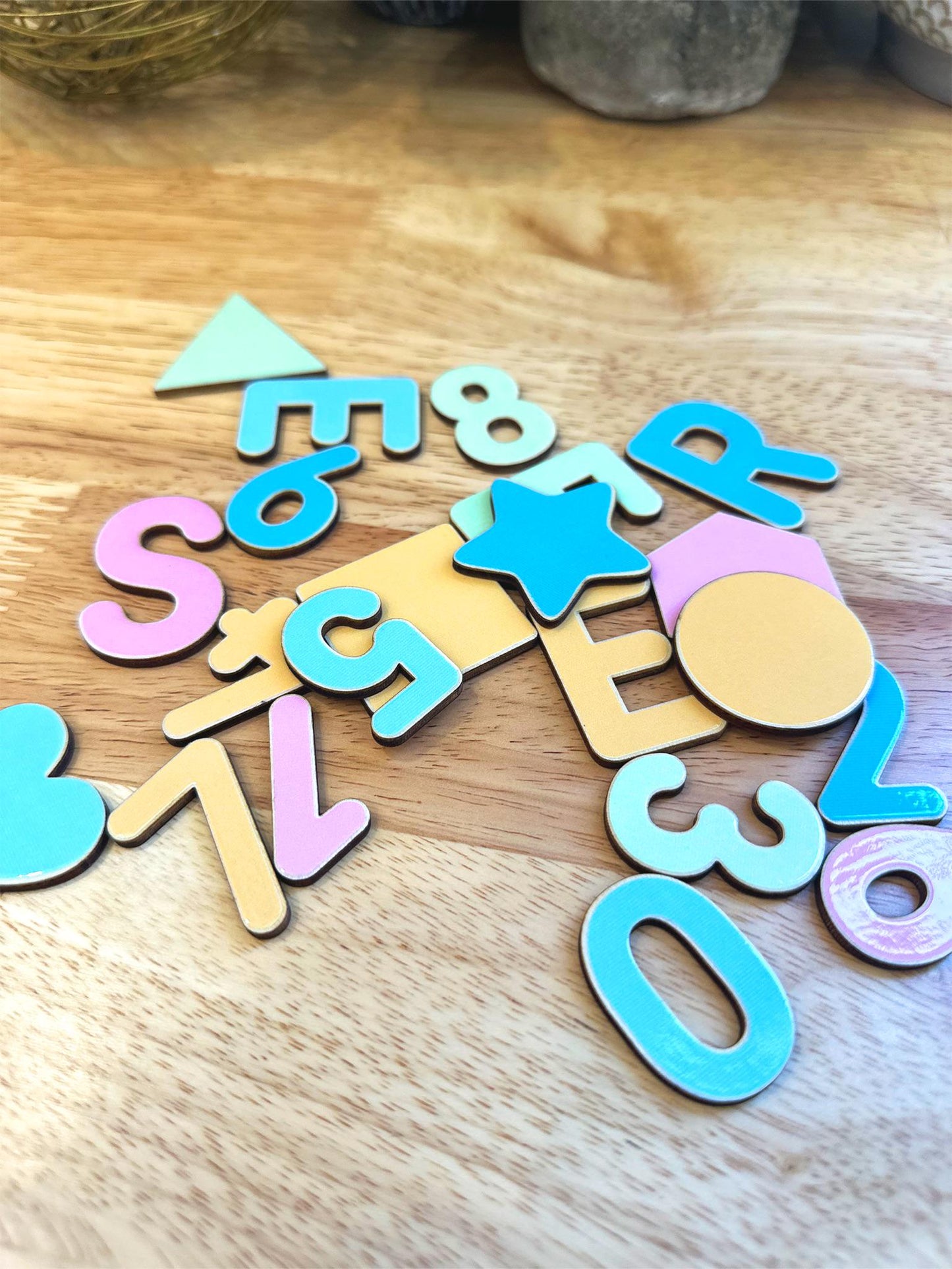 Personalized Name Puzzle – Custom Toddler Learning Toy – Shapes, Numbers, & Name Puzzle – Montessori Gift for Kids – Educational Toy