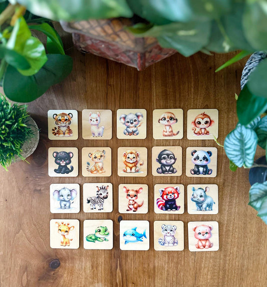 Personalized Memory Game for Kids – Montessori Toddler Learning Toy, Fun Family Activity, Homeschool & Preschool Educational Gift