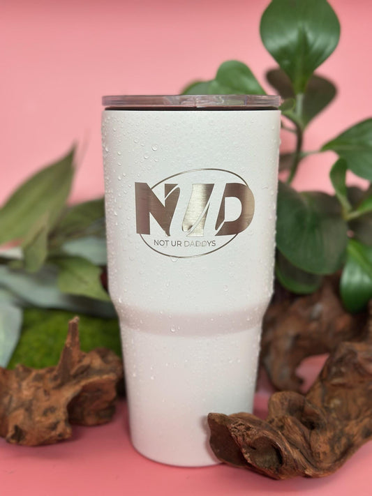 Custom White Tumblers with Logo 30oz – Bulk Company Orders or Individual Gifts, Personalized Business Cups, Coffee Tumblers,Custom Drinkware