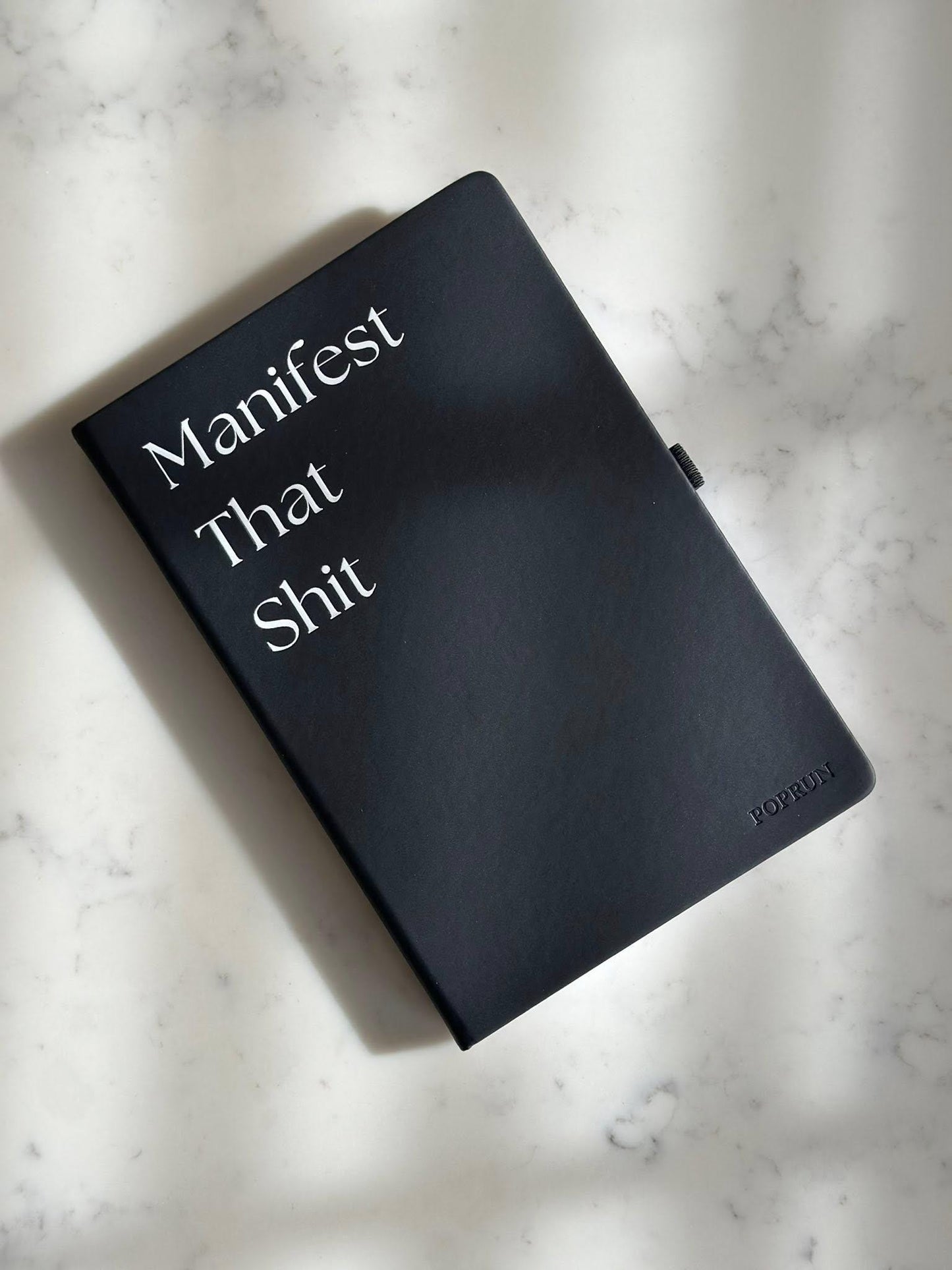 Custom Black A5 Notebook • Letters Journal • UV Printed Keepsake Gift for Daughter, Son or Friend