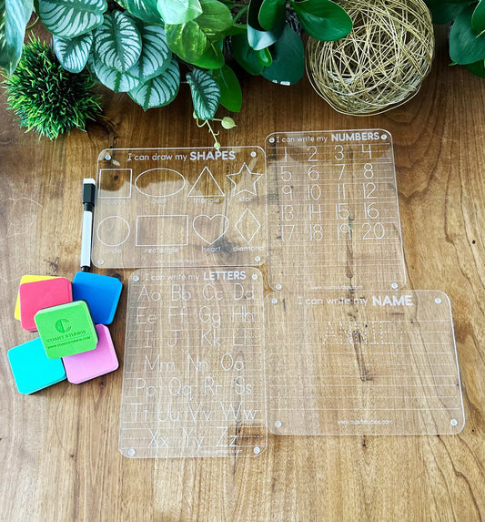 Personalized Acrylic Tracing Board Set