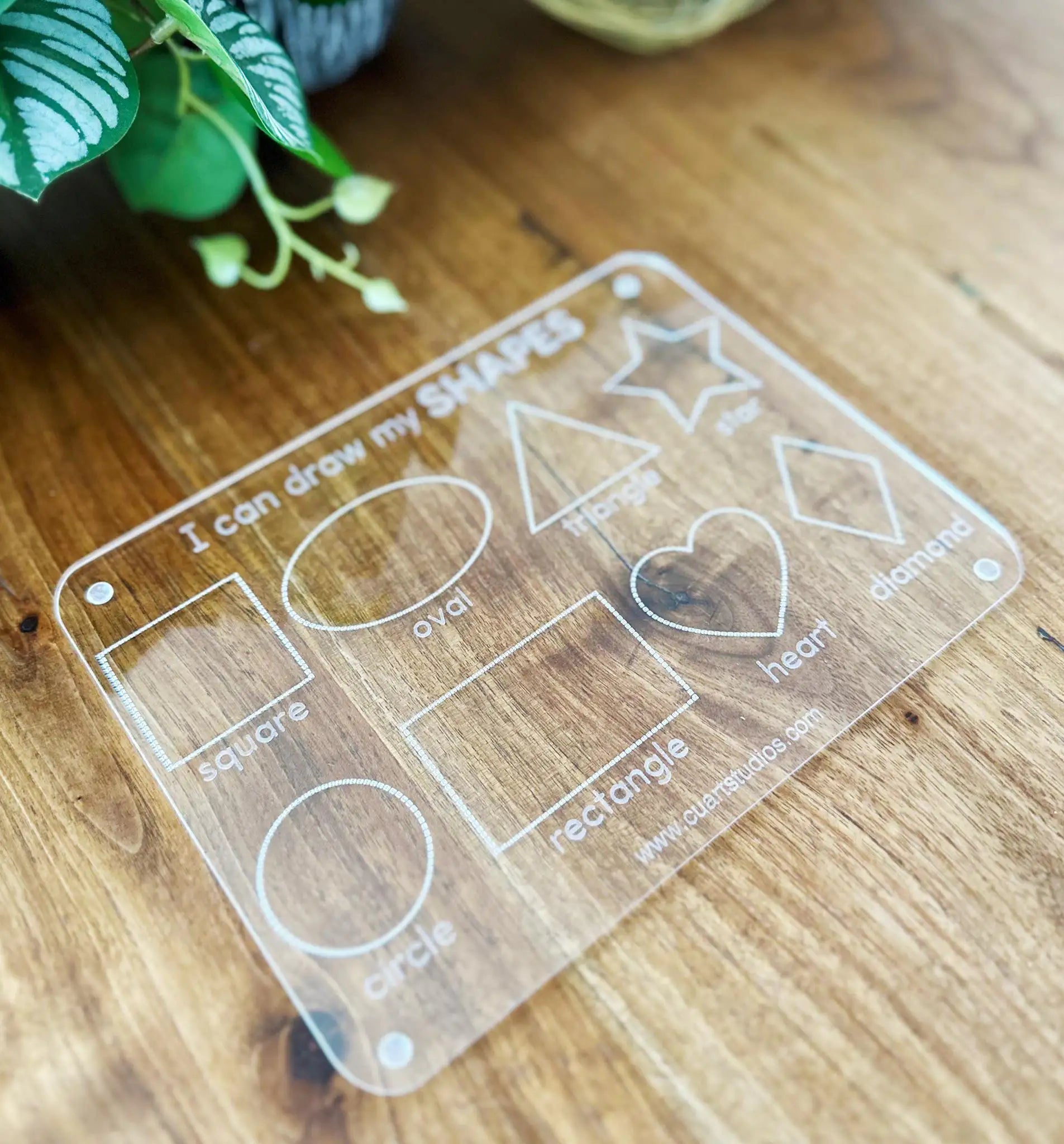Personalized Acrylic Tracing Board Set