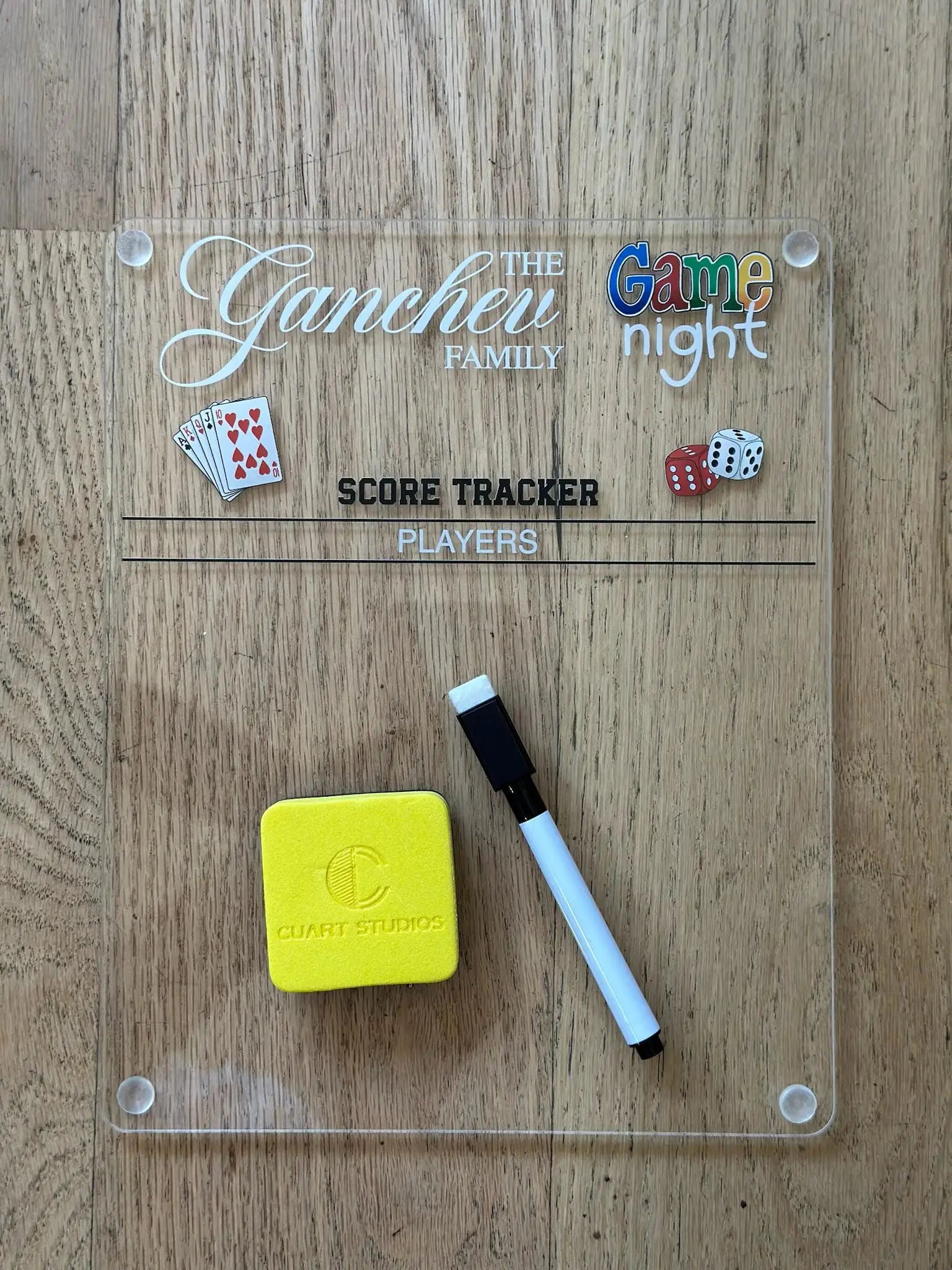 Family Game Night Scoreboard