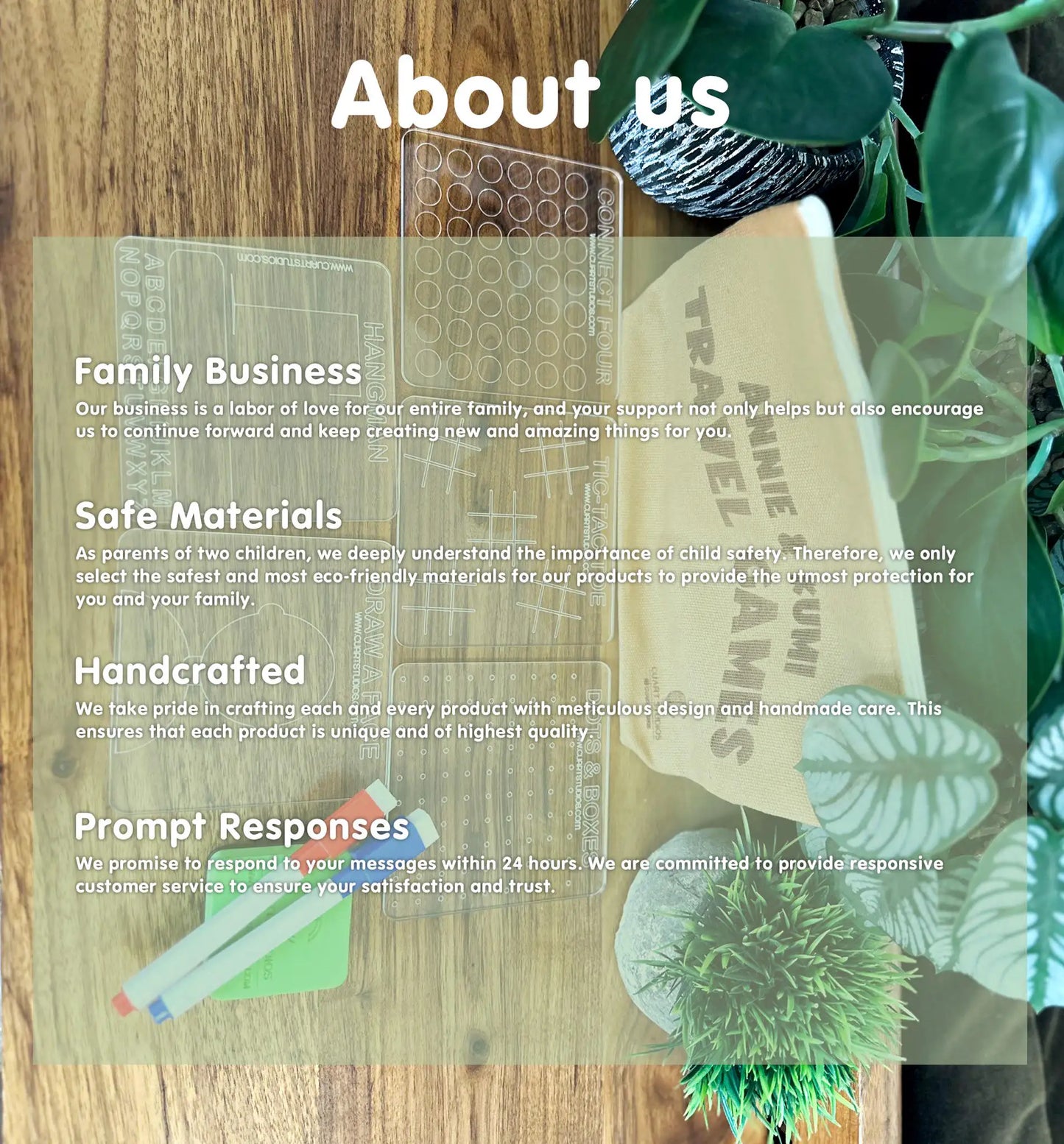 Portable Dry Erase Travel Game Set